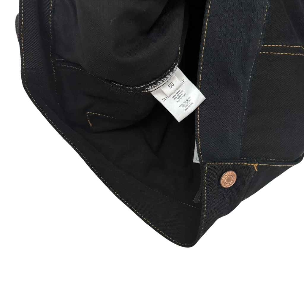 Marine Serre FW22 Crescent Moon Denim Jacket Black (Fits L)