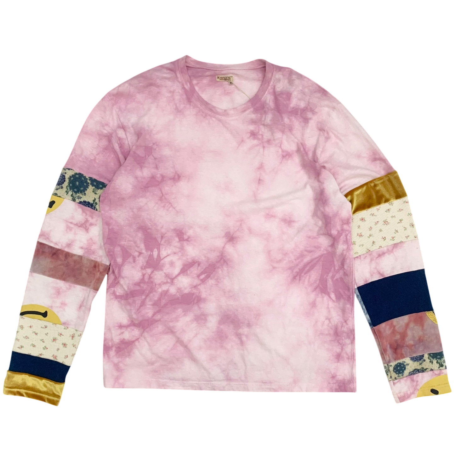 Kapital Dip Dye Nomad Patchwork Longsleeve Pink