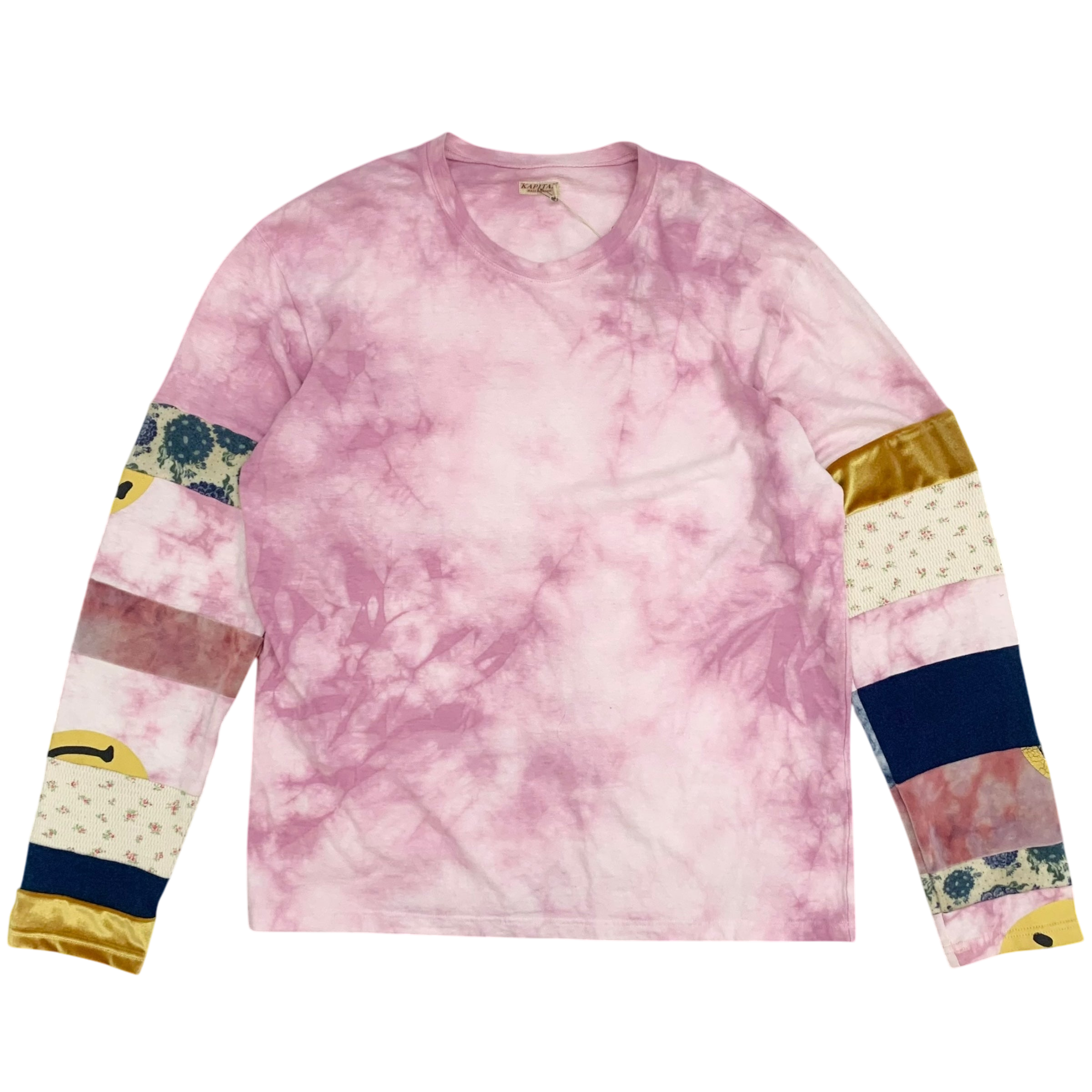 Kapital Dip Dye Nomad Patchwork Longsleeve Pink