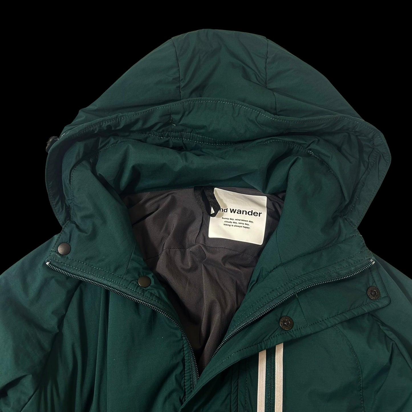 And Wander PrimaLoft Coat Green (Fits S/M)