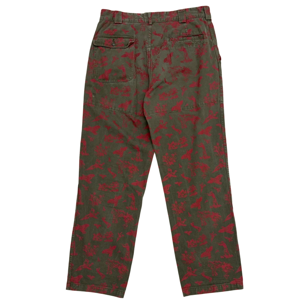 South2 West8 Fatigue Pants Green / Red (Size L)