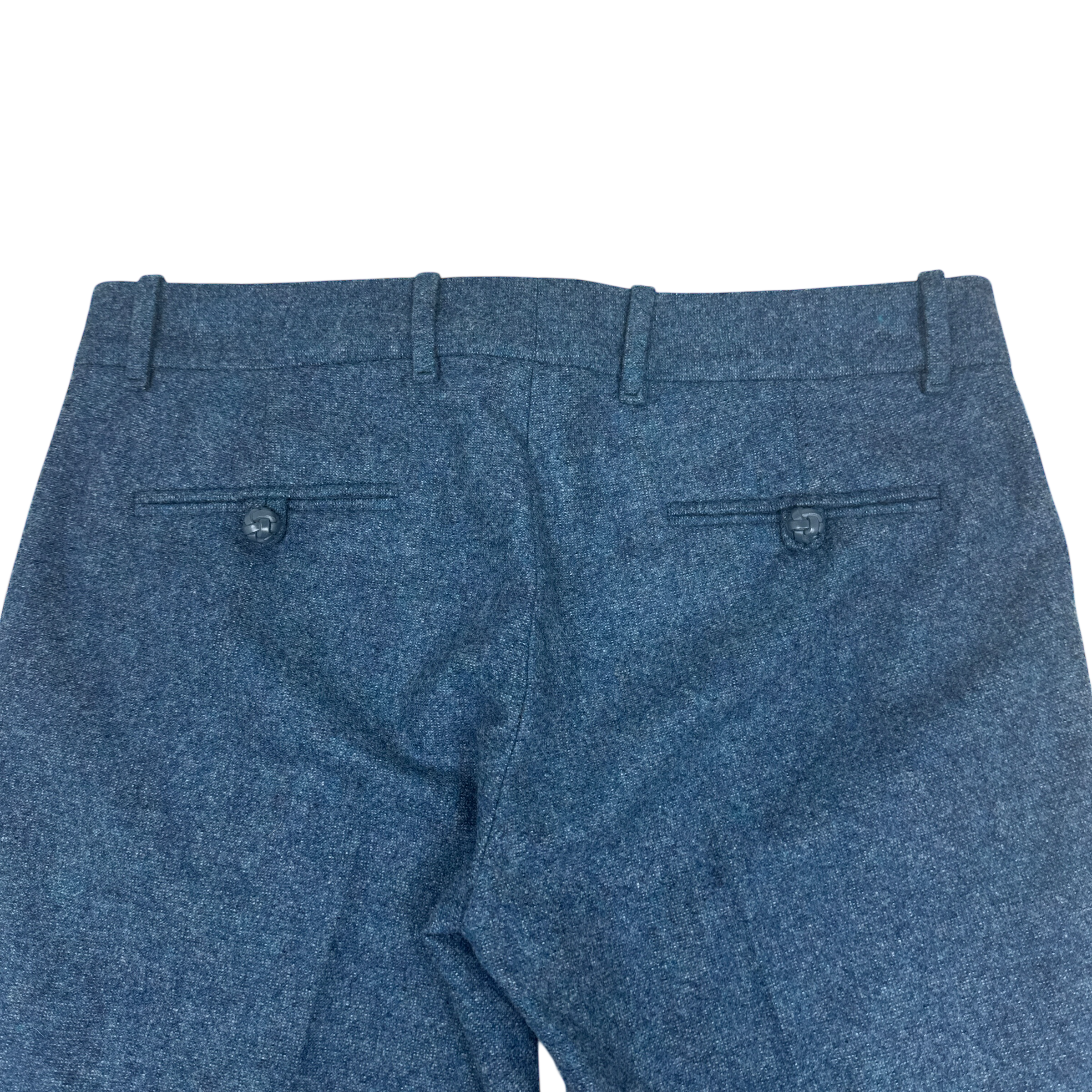 Gucci Pre Fall 2015 Wool Pants Blue (Size 40)