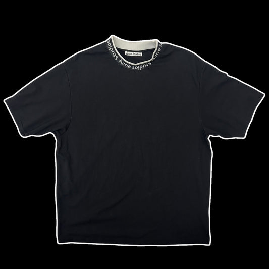 Acne Studios Jacquard Logo T-Shirt Black (Size XL)