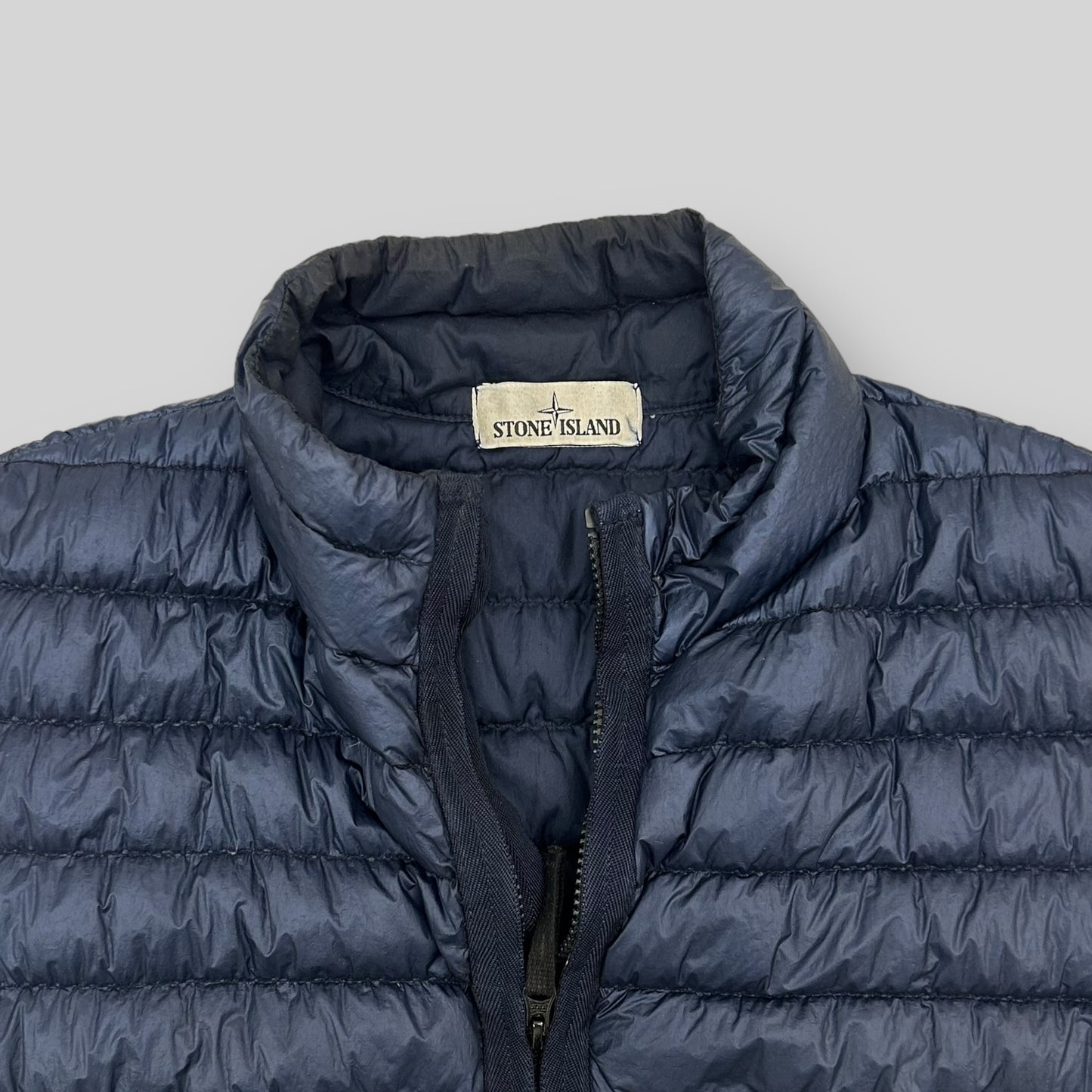 Stone Island Garment Dyed Down Gilet Navy (Fits S/M)