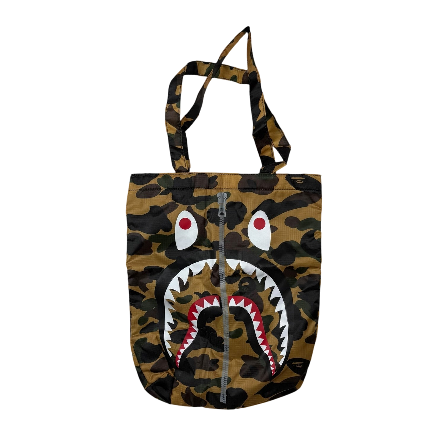 BAPE (A Bathing Ape) 1st Camo Shark Tote Bag