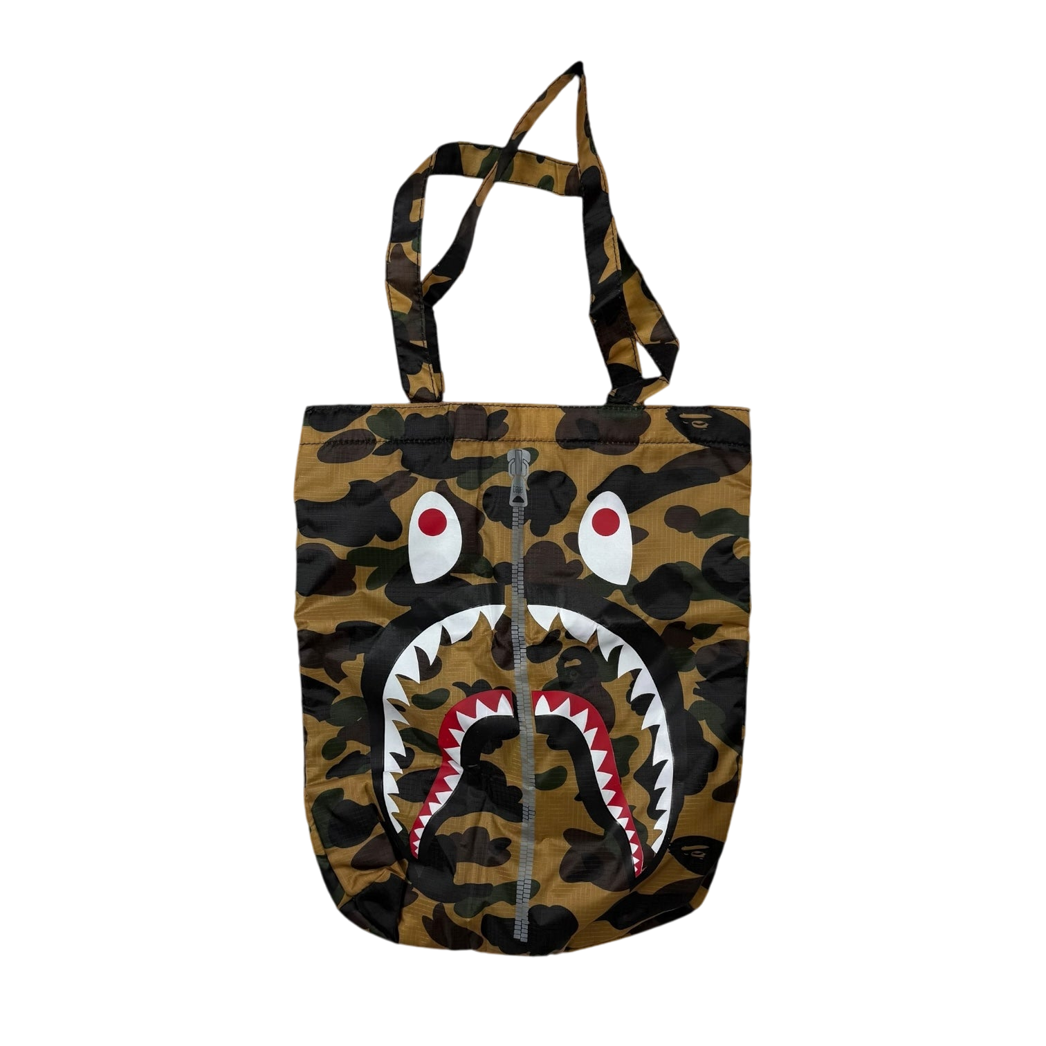 BAPE (A Bathing Ape) 1st Camo Shark Tote Bag