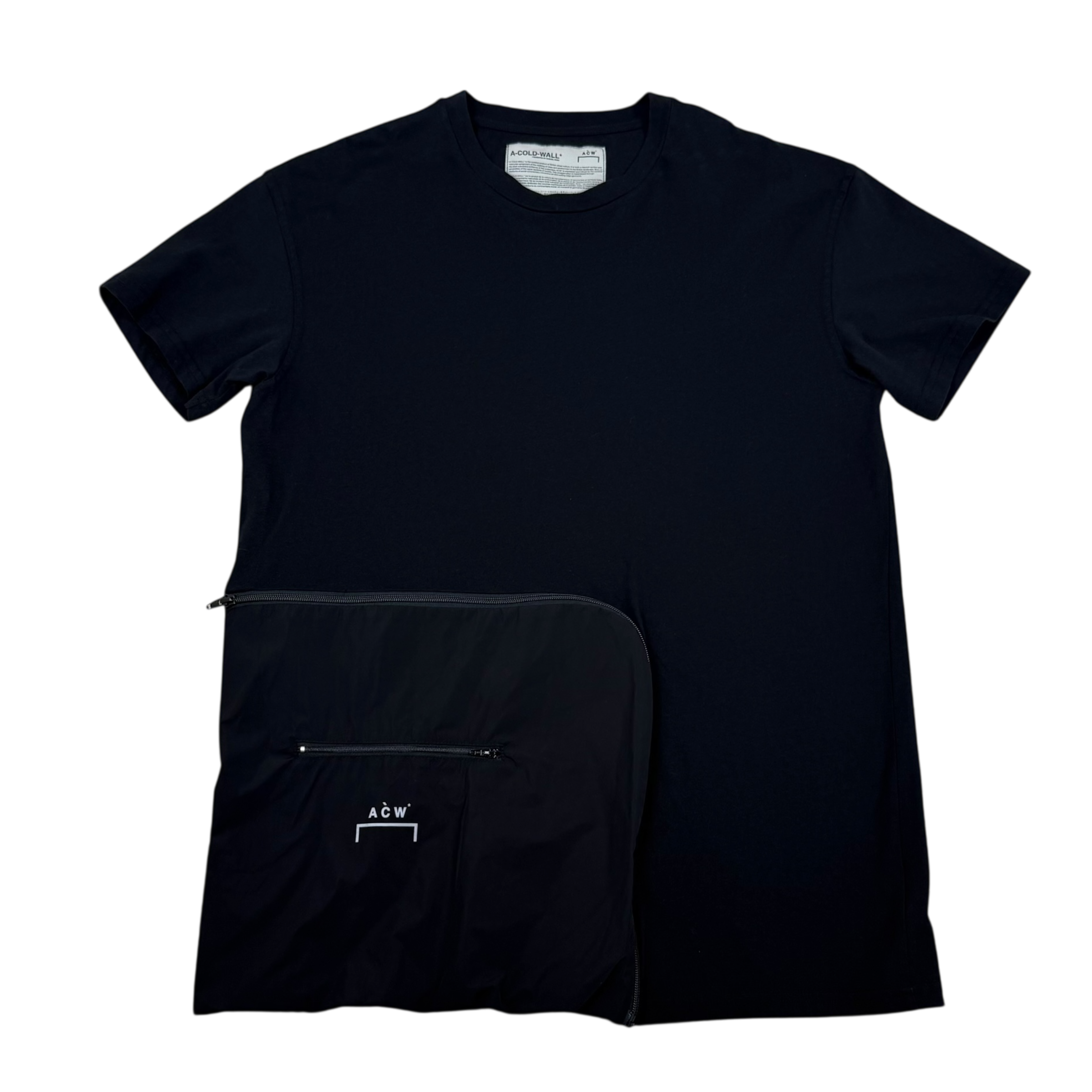 A-COLD-WALL* (ACW) Pocket T-shirt Black (Fits M-L)