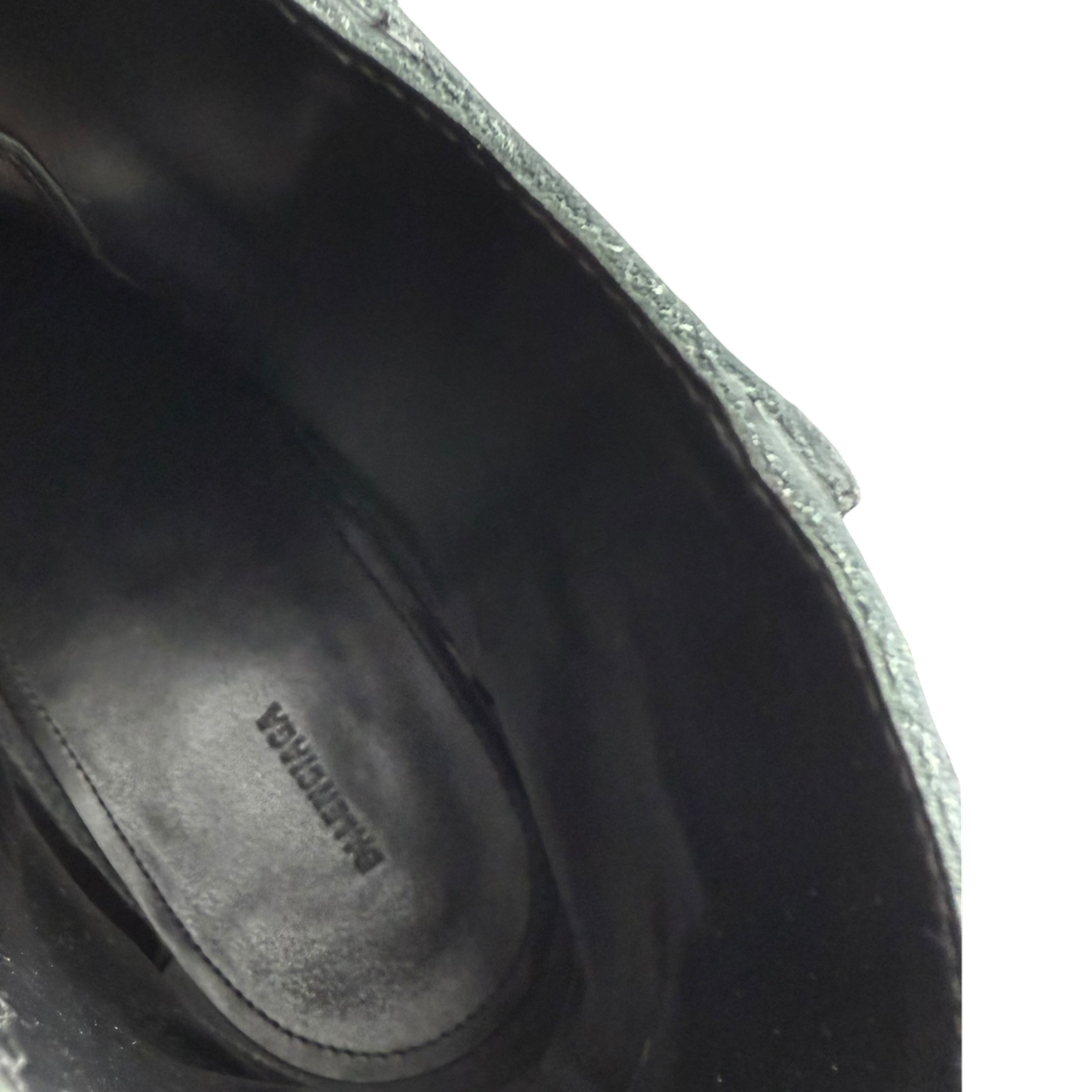 Balenciaga SS19 Santiag Harness Leather Boots Black (fits US11)