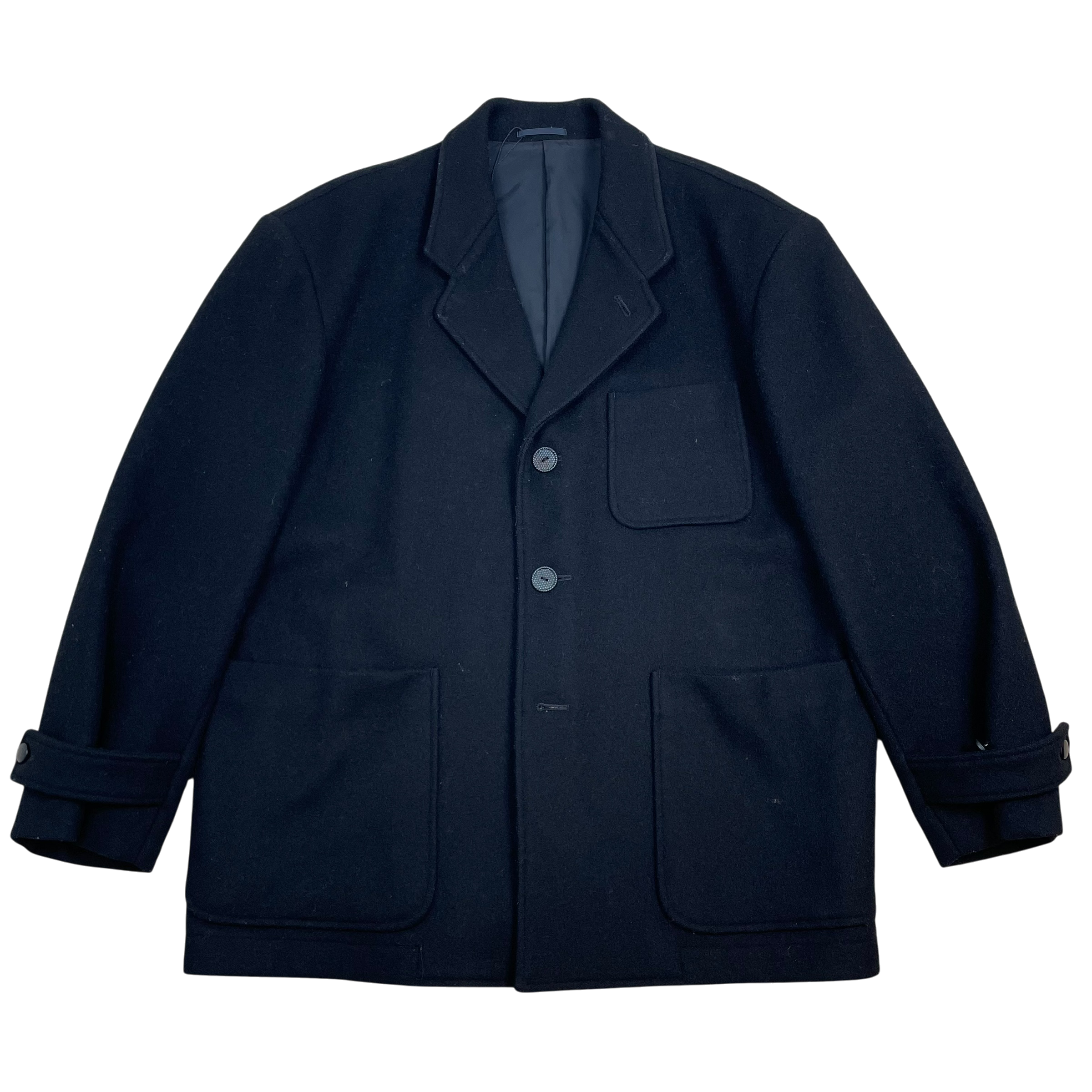 Comme des Garcons Homme Plus AD2005 Wool Coat Black (Size M)