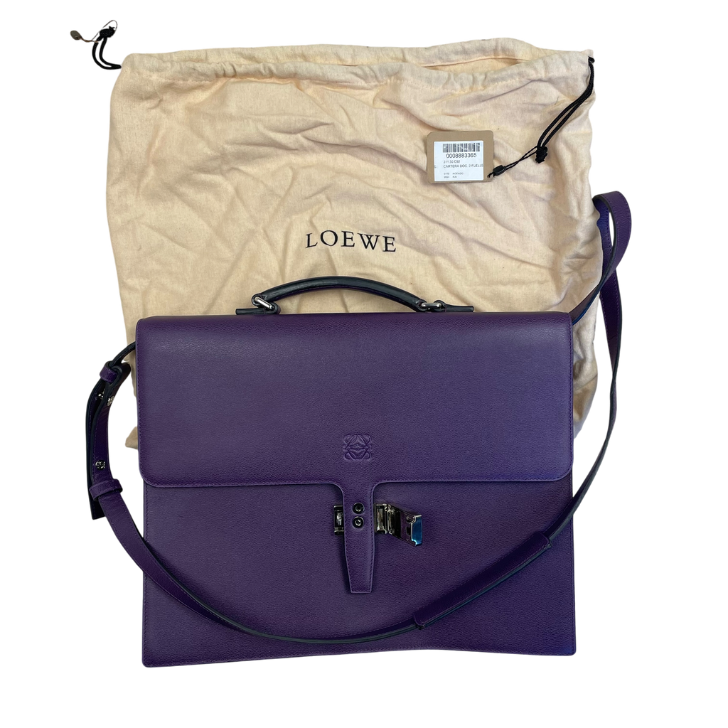 Loewe Anagram Briefcase Bag