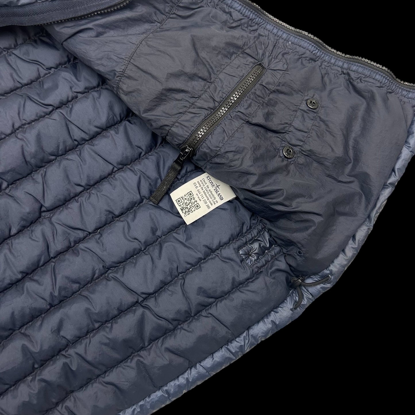 Stone Island Garment Dyed Down Gilet Navy (Fits S/M)