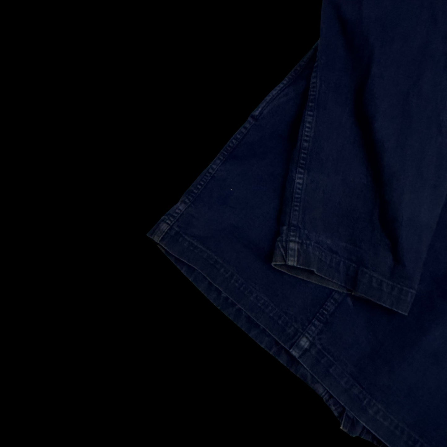 Stone Island SS 1994 Thick Denim Collared Jacket Blue (Size XL)