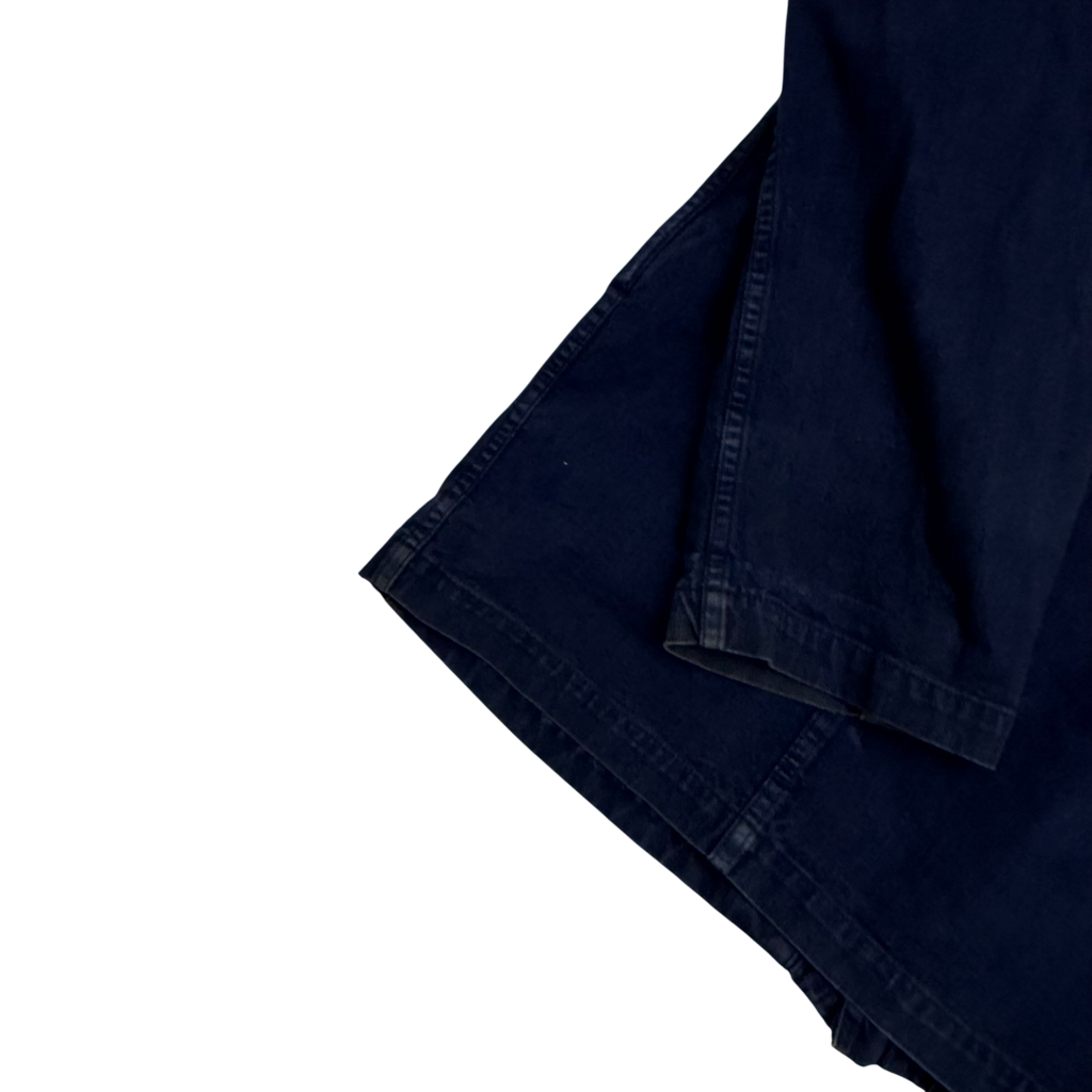 Stone Island SS 1994 Thick Denim Collared Jacket Blue (Size XL)