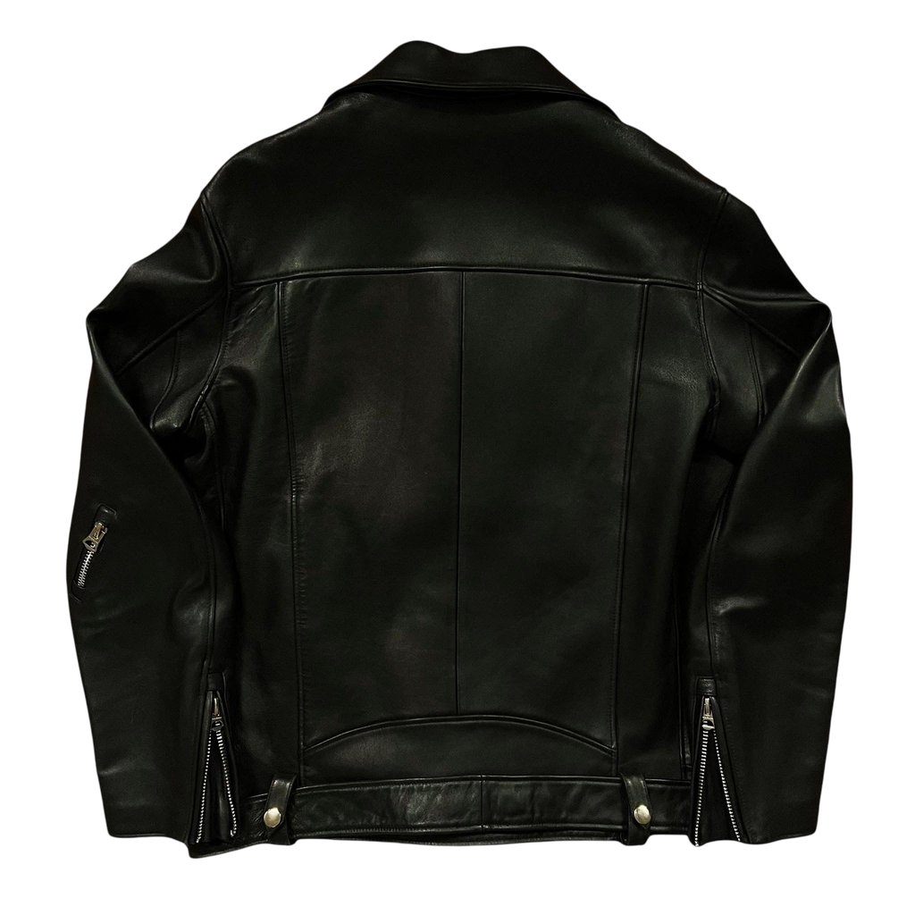 AW17 Acne Studios Nate Clean Black Leather Jacket (Fits L)