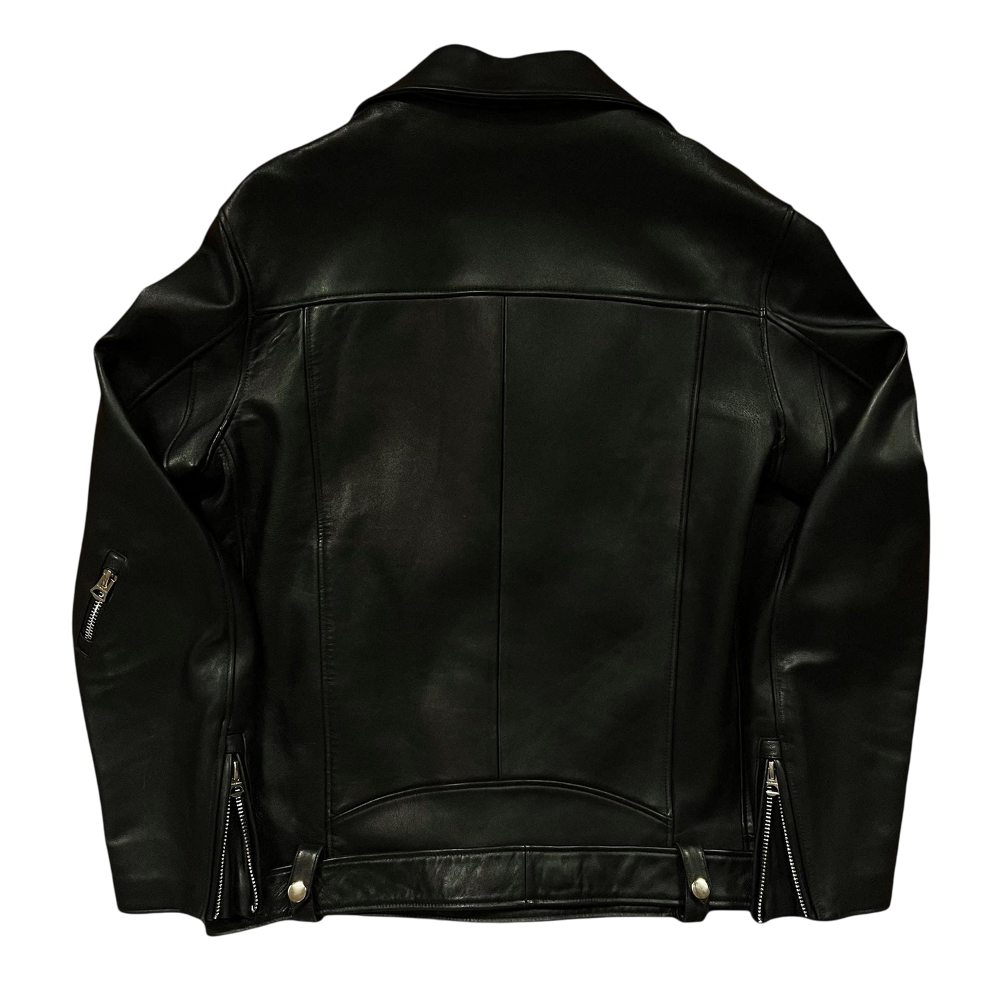 AW17 Acne Studios Nate Clean Black Leather Jacket (Fits L)
