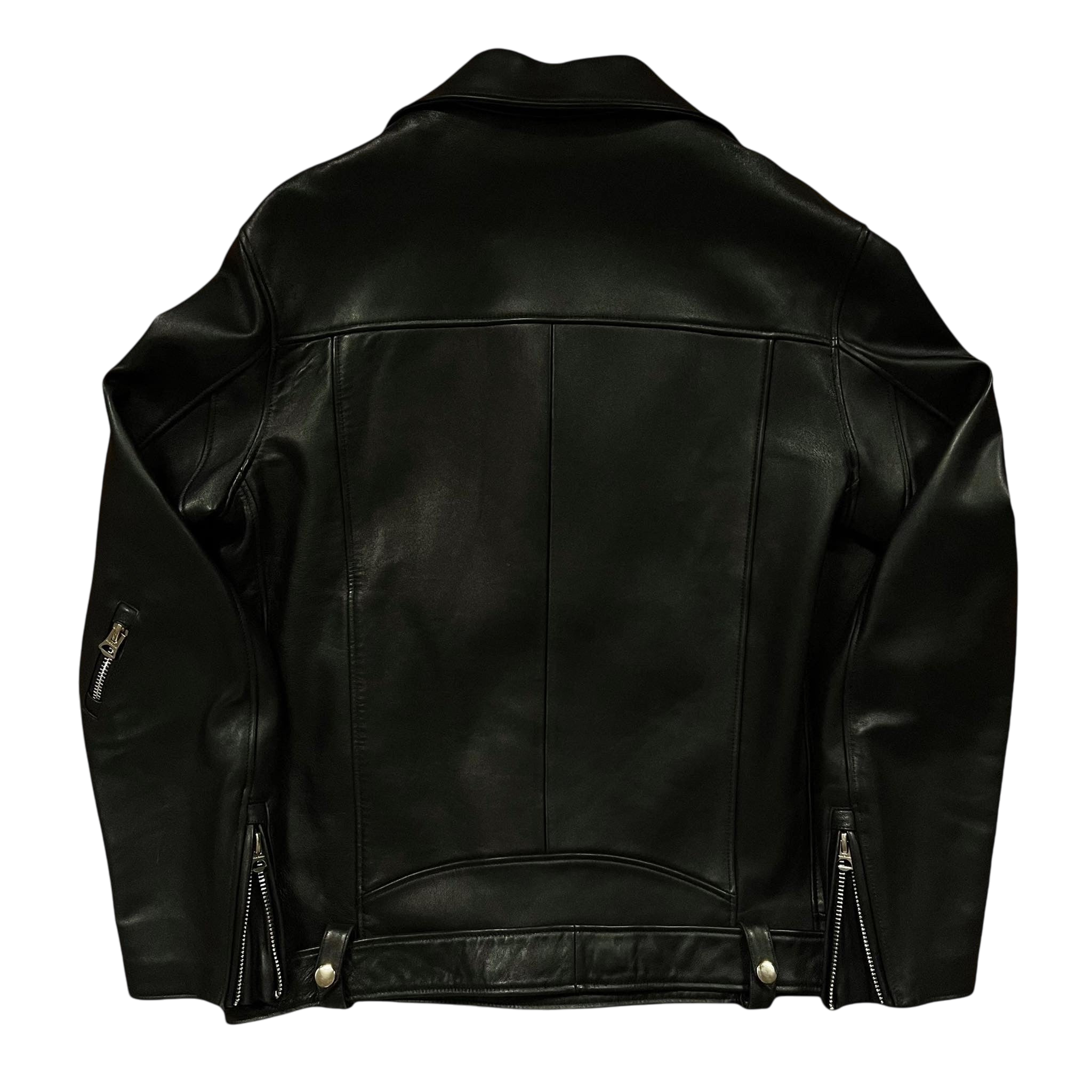 AW17 Acne Studios Nate Clean Black Leather Jacket (Fits L)
