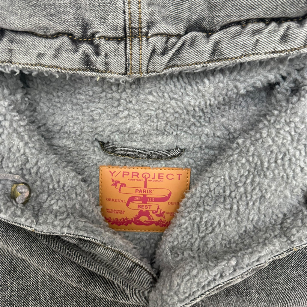 Y/Project Monster Denim Jacket Grey (Fits L-XL)