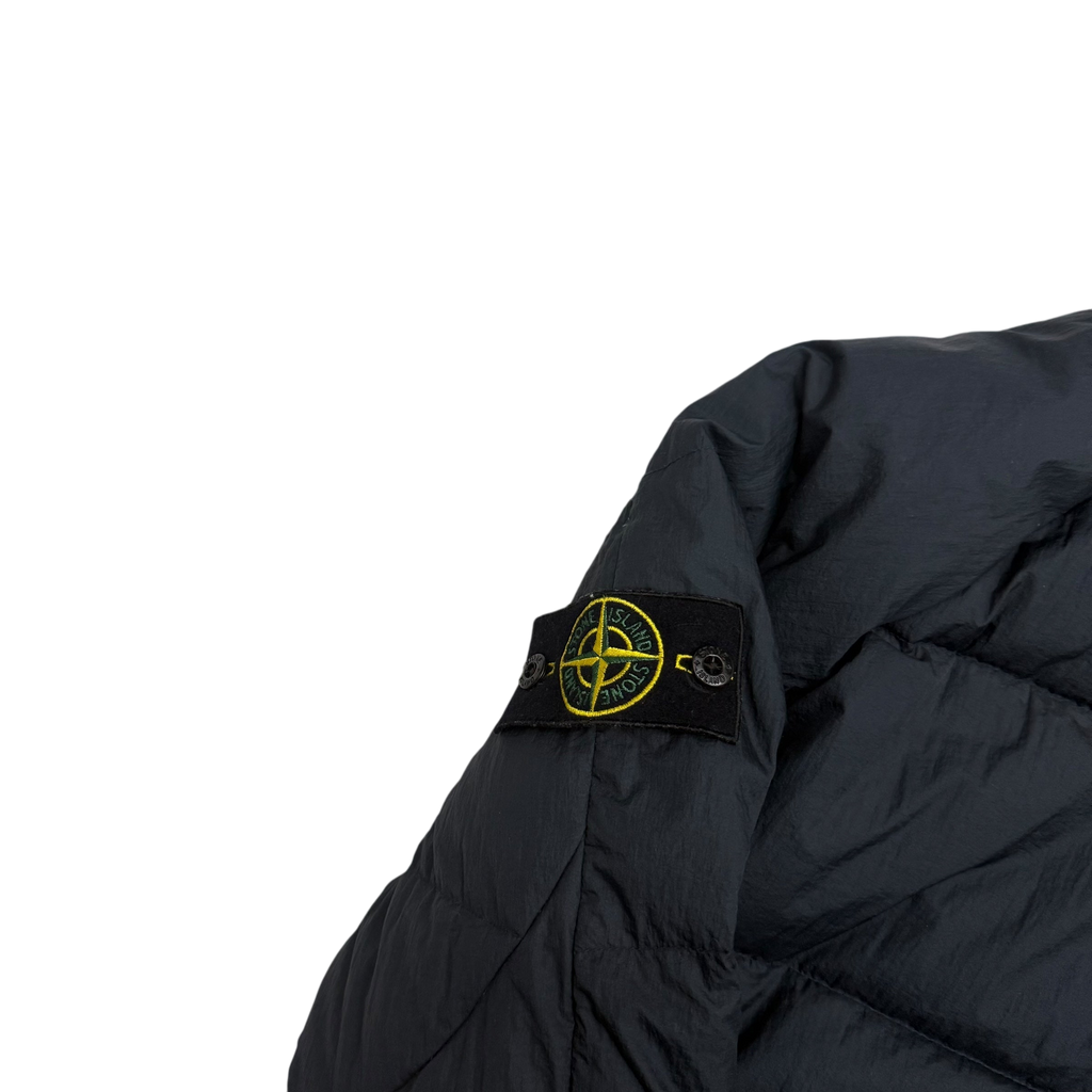 Stone Island AW11 Opaque Nylon Tela Down Puffer Jacket Navy (Fits L-XL)