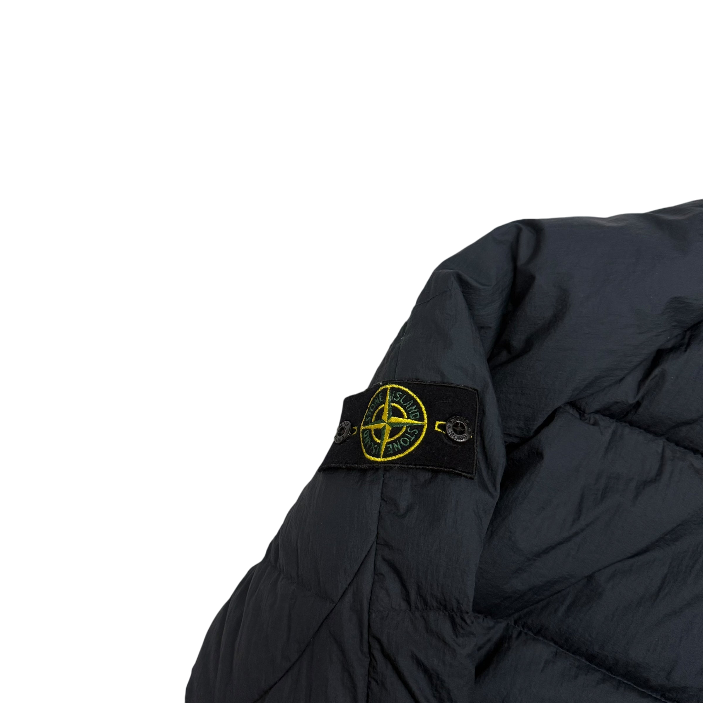 Stone Island AW11 Opaque Nylon Tela Down Puffer Jacket Navy (Fits L-XL)