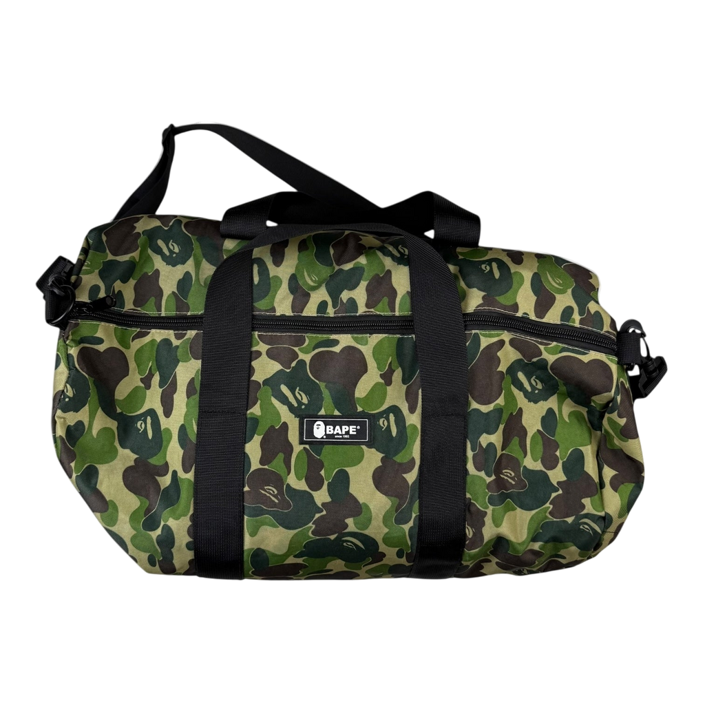 BAPE (A Bathing Ape) ABC Camo Duffle Bag