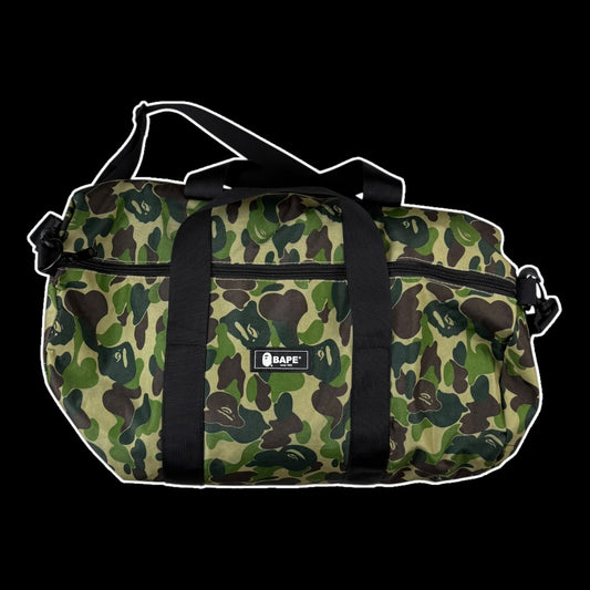 BAPE (A Bathing Ape) ABC Camo Duffle Bag