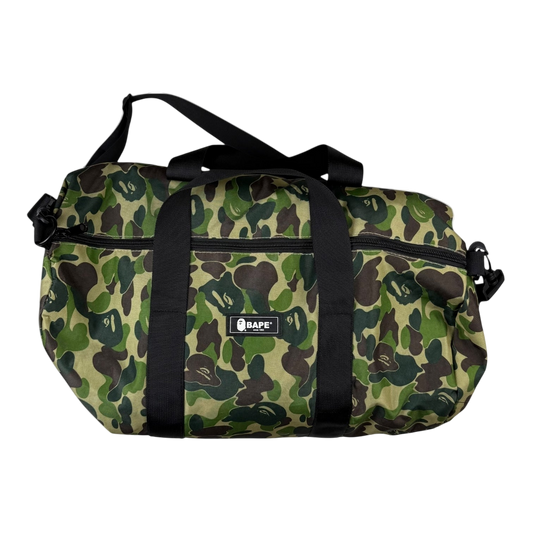 BAPE (A Bathing Ape) ABC Camo Duffle Bag