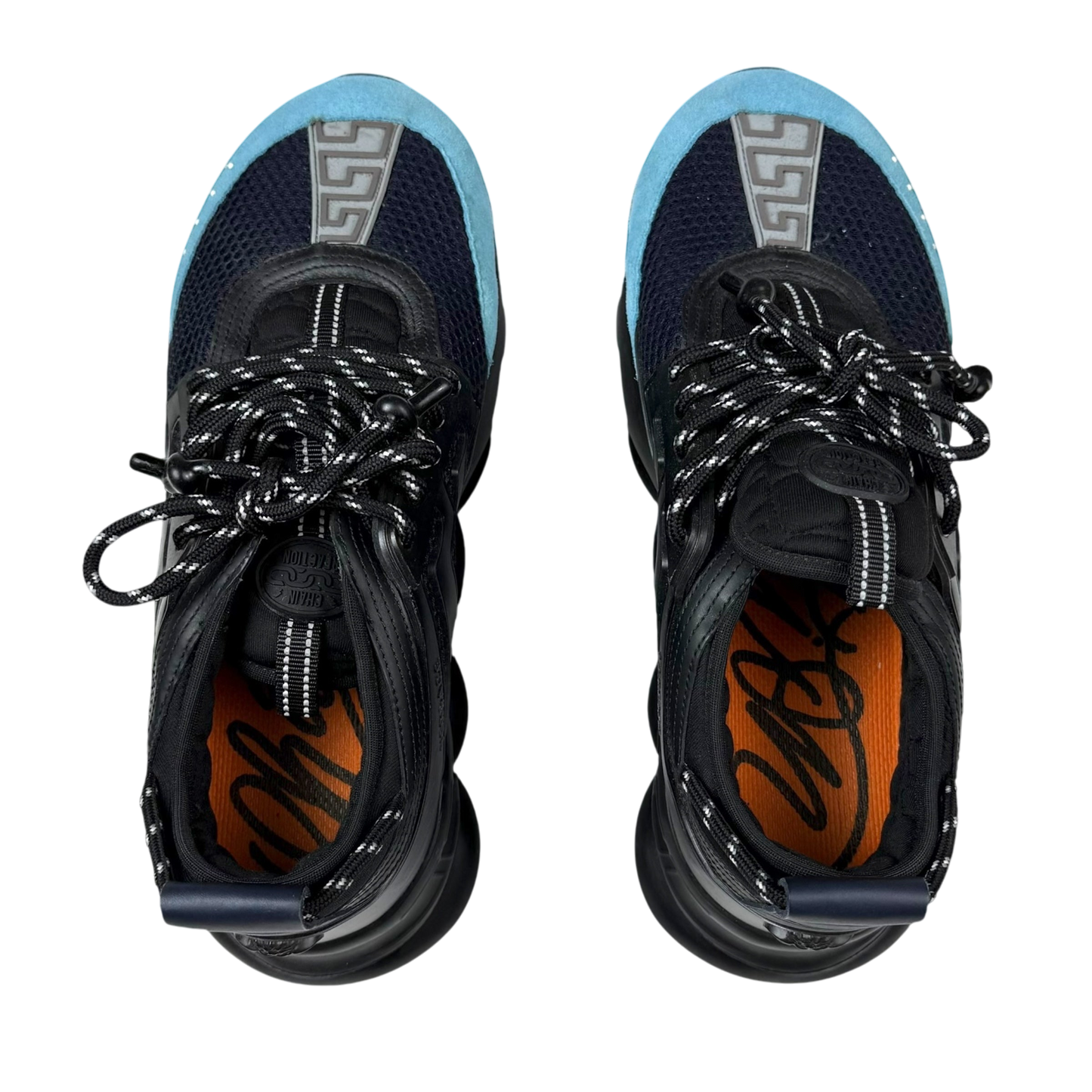 Versace Chain Reaction Sneaker 'Black Blue Night' (US11/UK10/EU44)