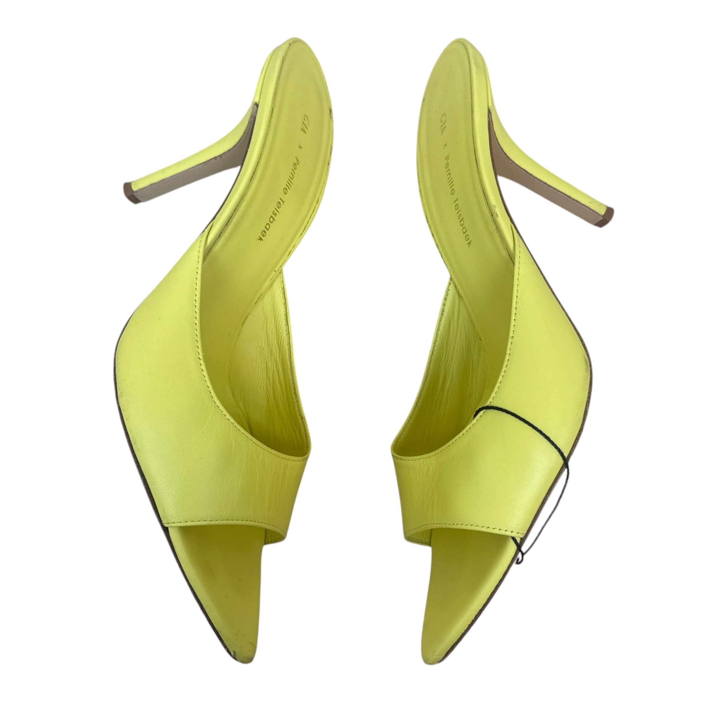 Gia Borghini Perni 04 Mules Yellow (Size EU39)