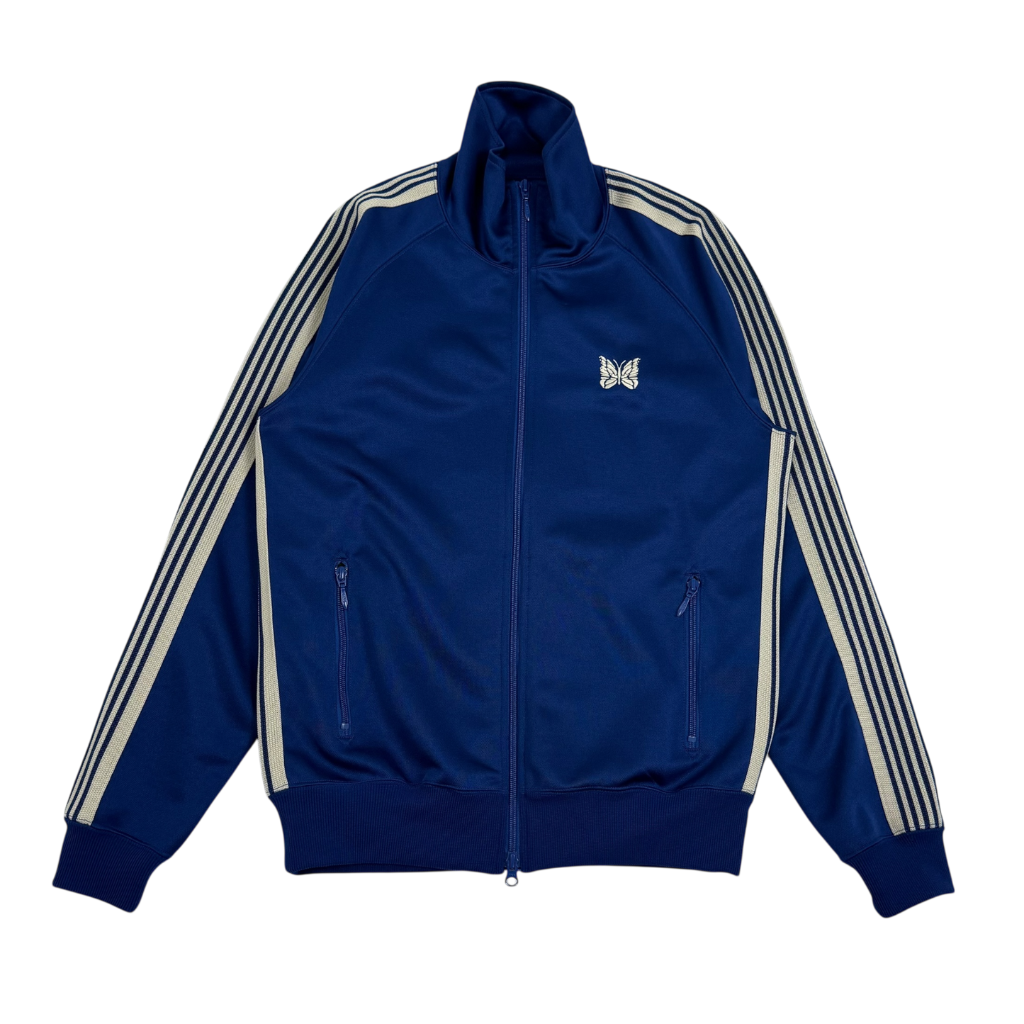 Needles Poly Smooth Track Jacket Royal Blue/White (Size S)