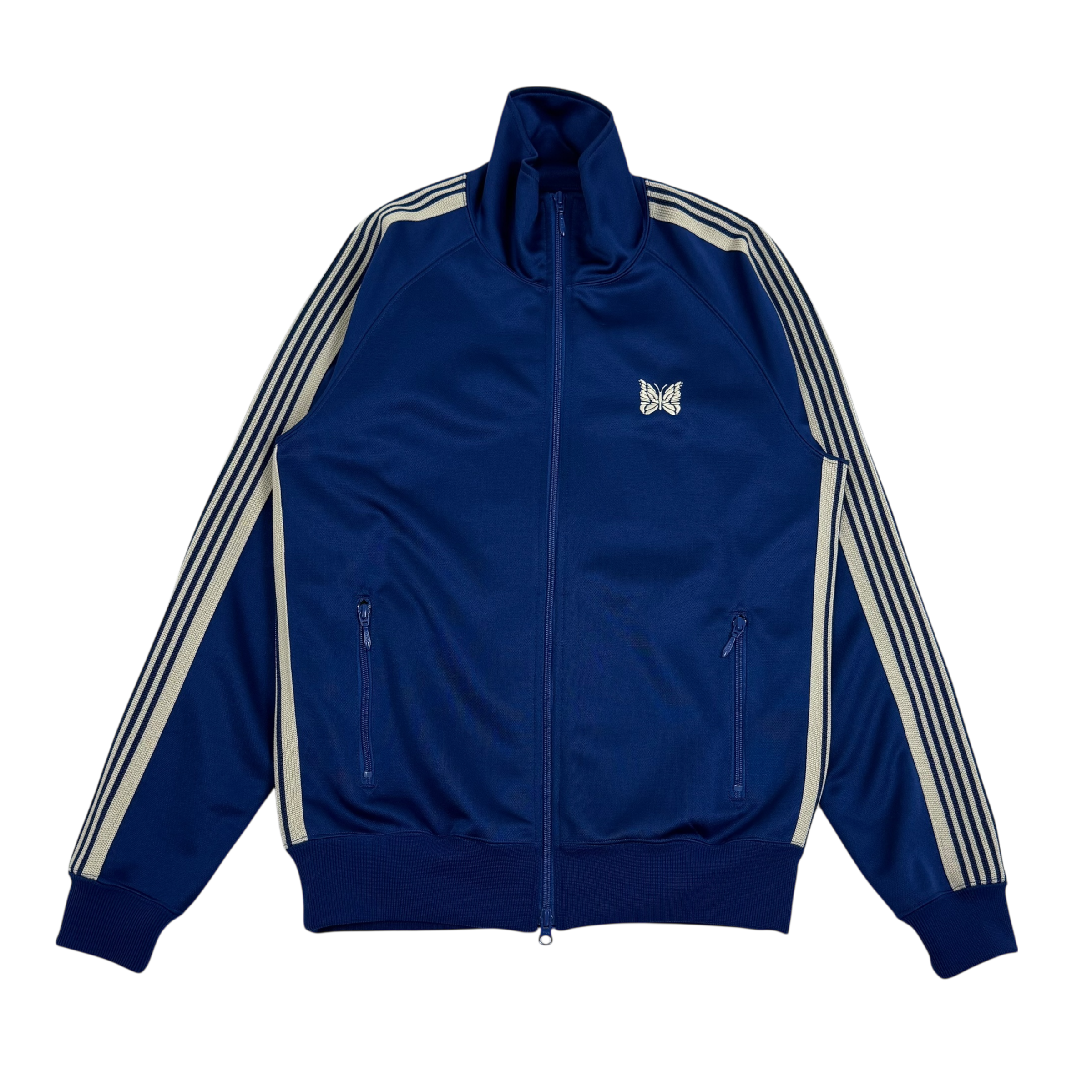 Needles Poly Smooth Track Jacket Royal Blue/White (Size S)