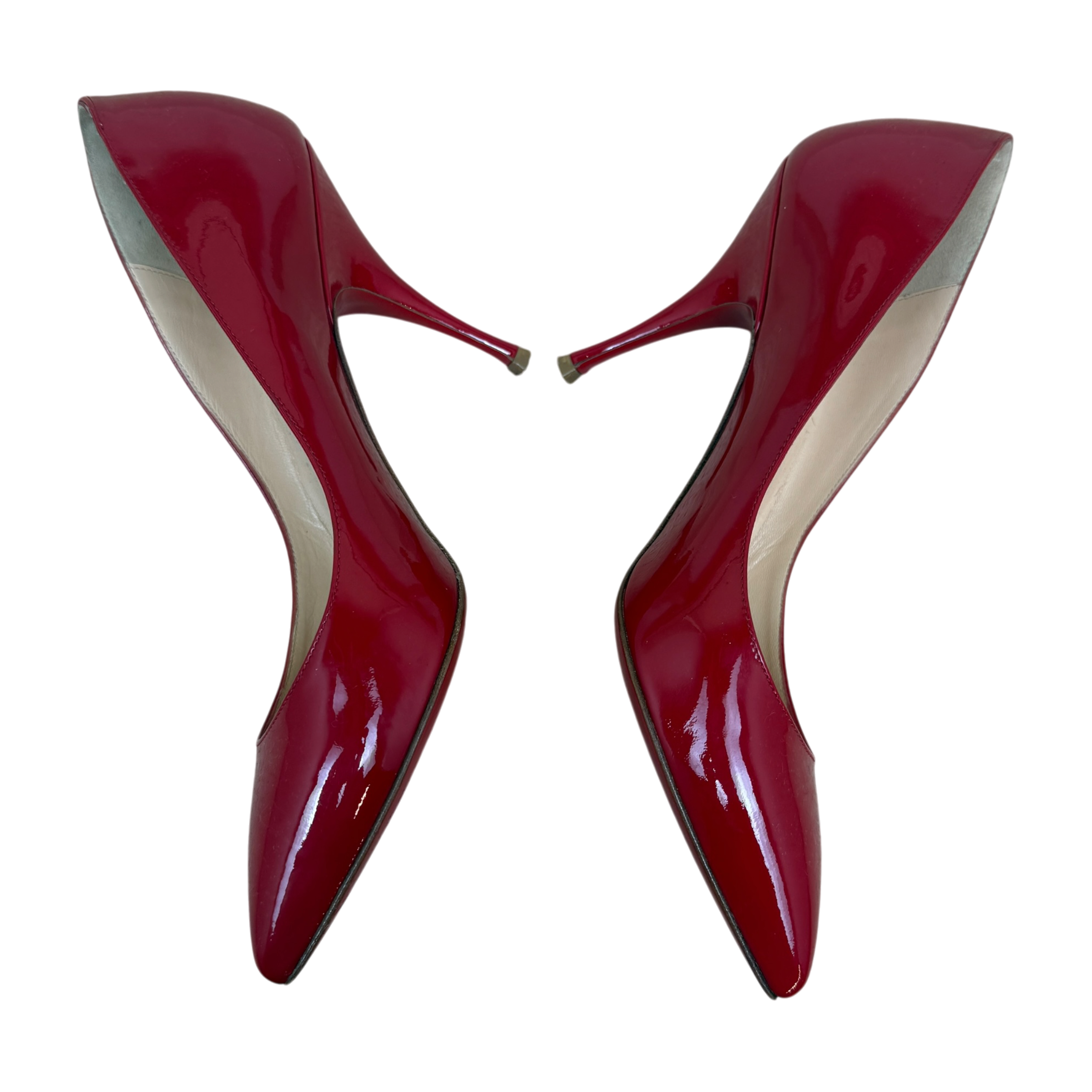 Christian Louboutin Patent Leather Calf Pumps Red (Size EU36)