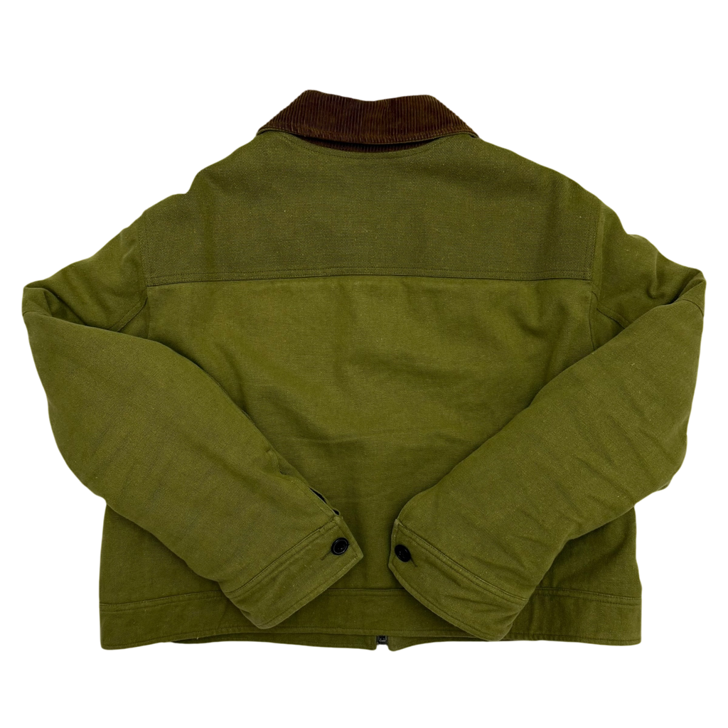 Phipps FW18 Hemp Blend Workwear Jacket Green / Brown (Fits M-L)