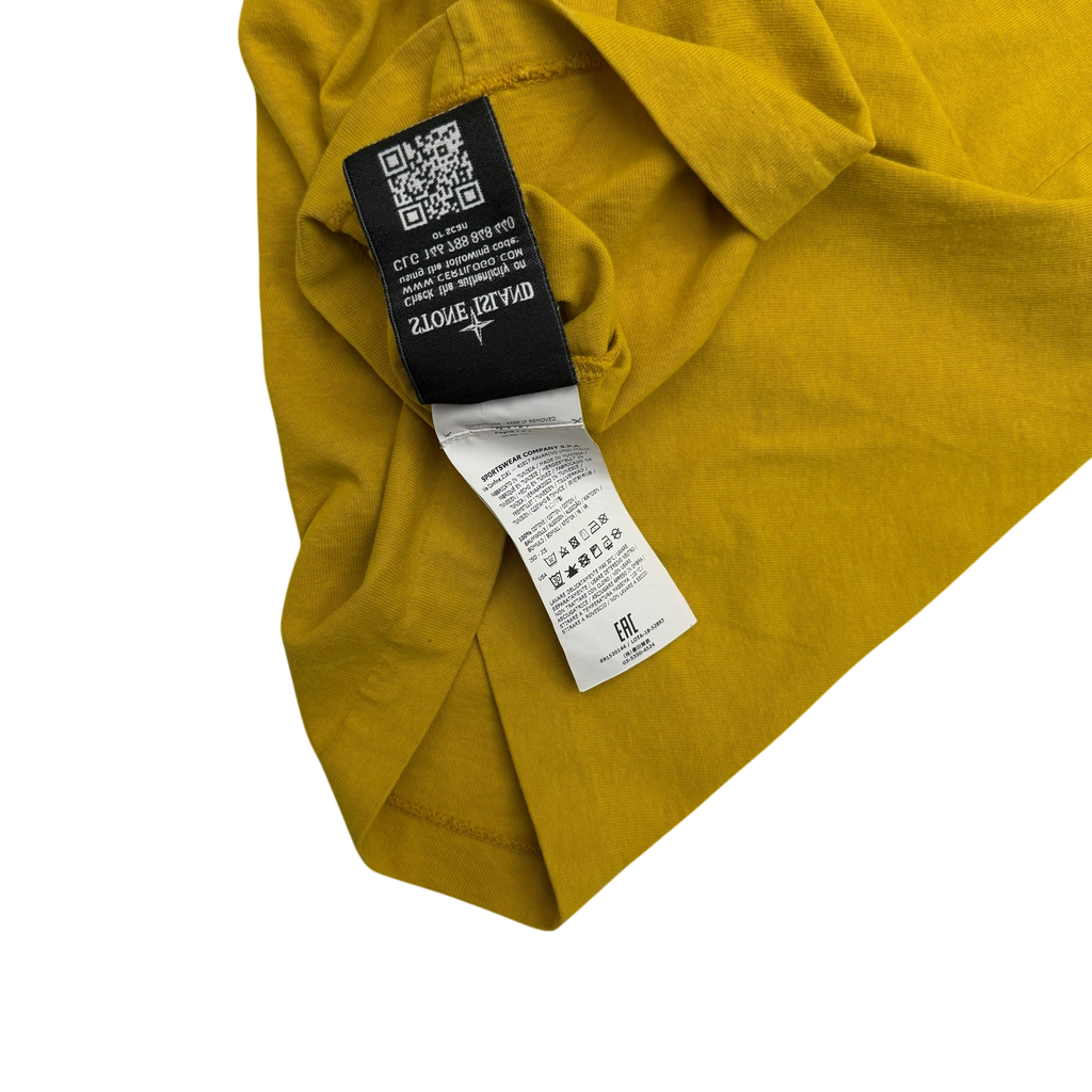 Stone Island 3M Reflective Short Sleeve T-Shirt Yellow (Size L)