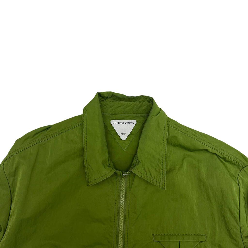 Bottega Veneta Zip Nylon Technical Jacket Green (size XL)