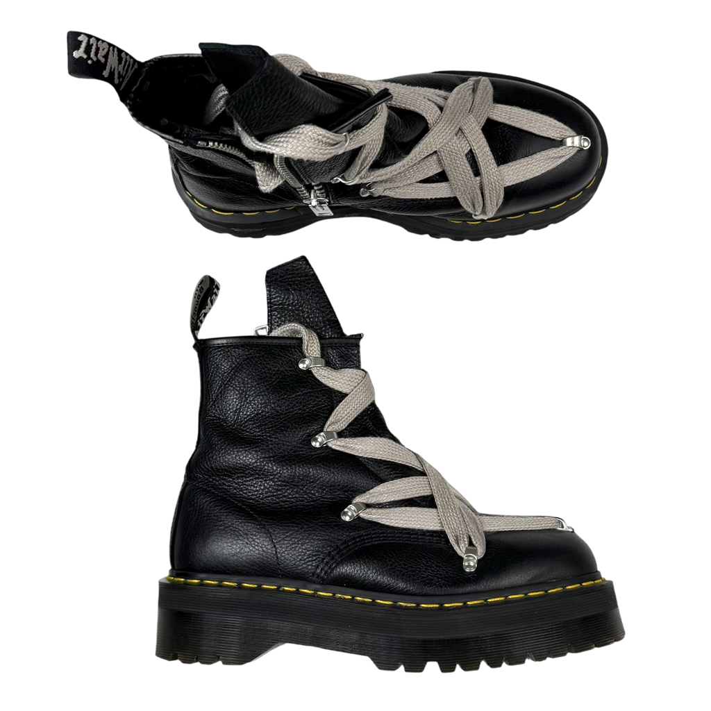 Dr Martins x Rick Owens 1460 Quad Sole Pentagram Jumbo Lace Boot Black (US10/UK9/EU43)
