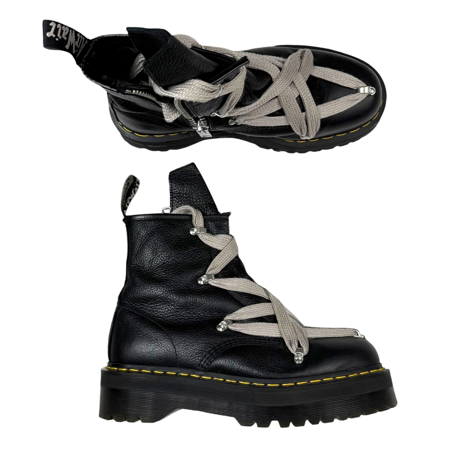 Dr Martins x Rick Owens 1460 Quad Sole Pentagram Jumbo Lace Boot Black (US10/UK9/EU43)