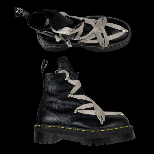 Dr Martins x Rick Owens 1460 Quad Sole Pentagram Jumbo Lace Boot Black (US10/UK9/EU43)