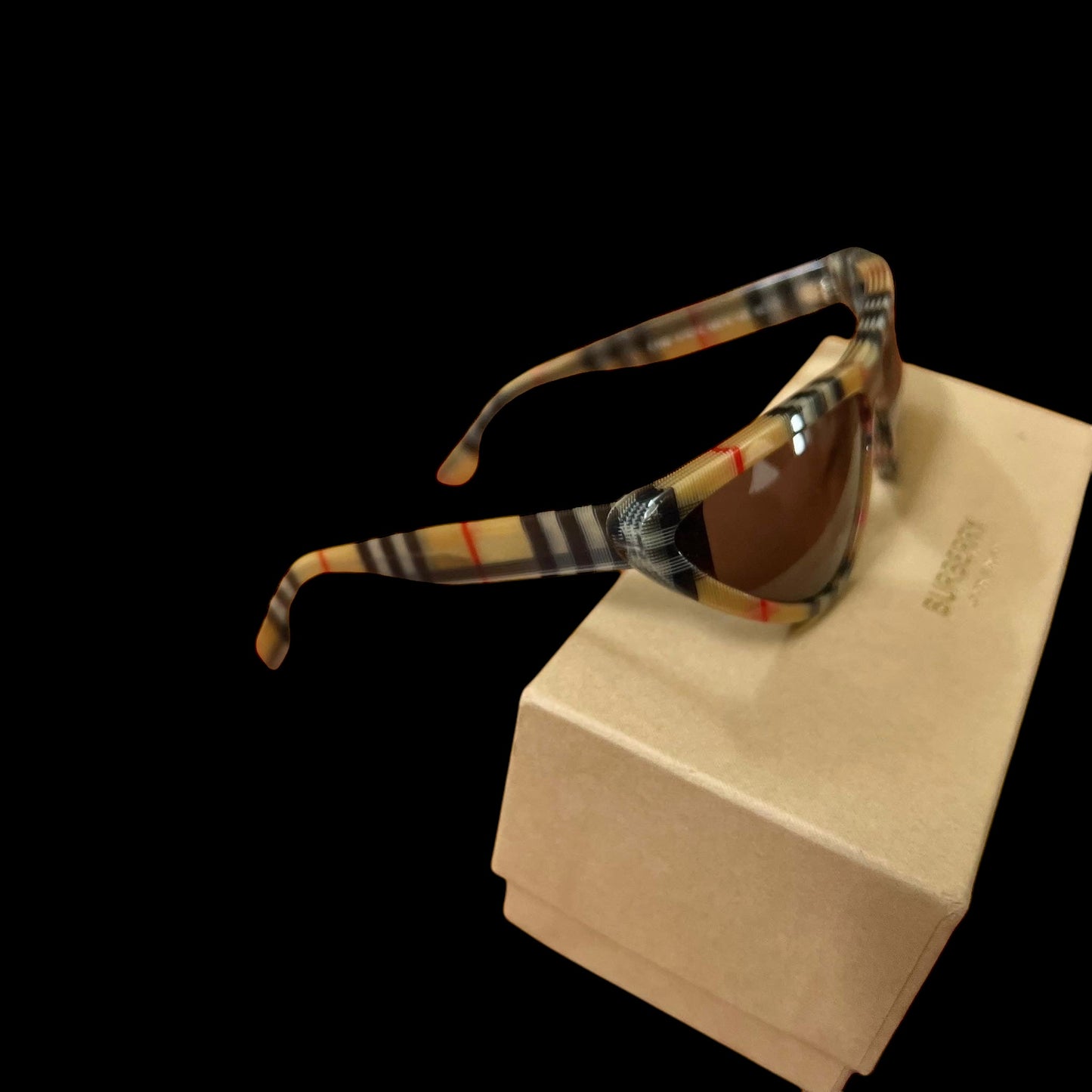 Burberry Nova Check Cat Eye Sunglasses