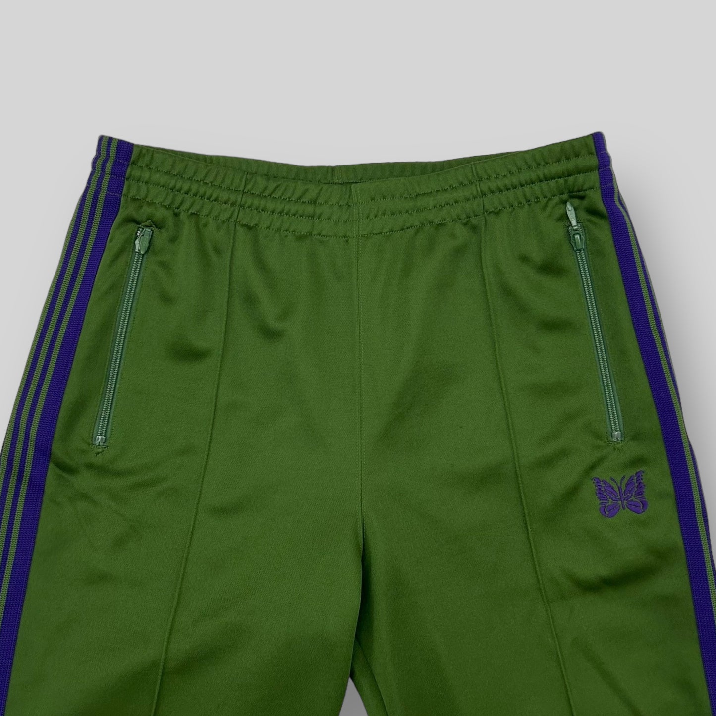 Needles Poly Smooth Track Pants  Green/Purple (Size M)