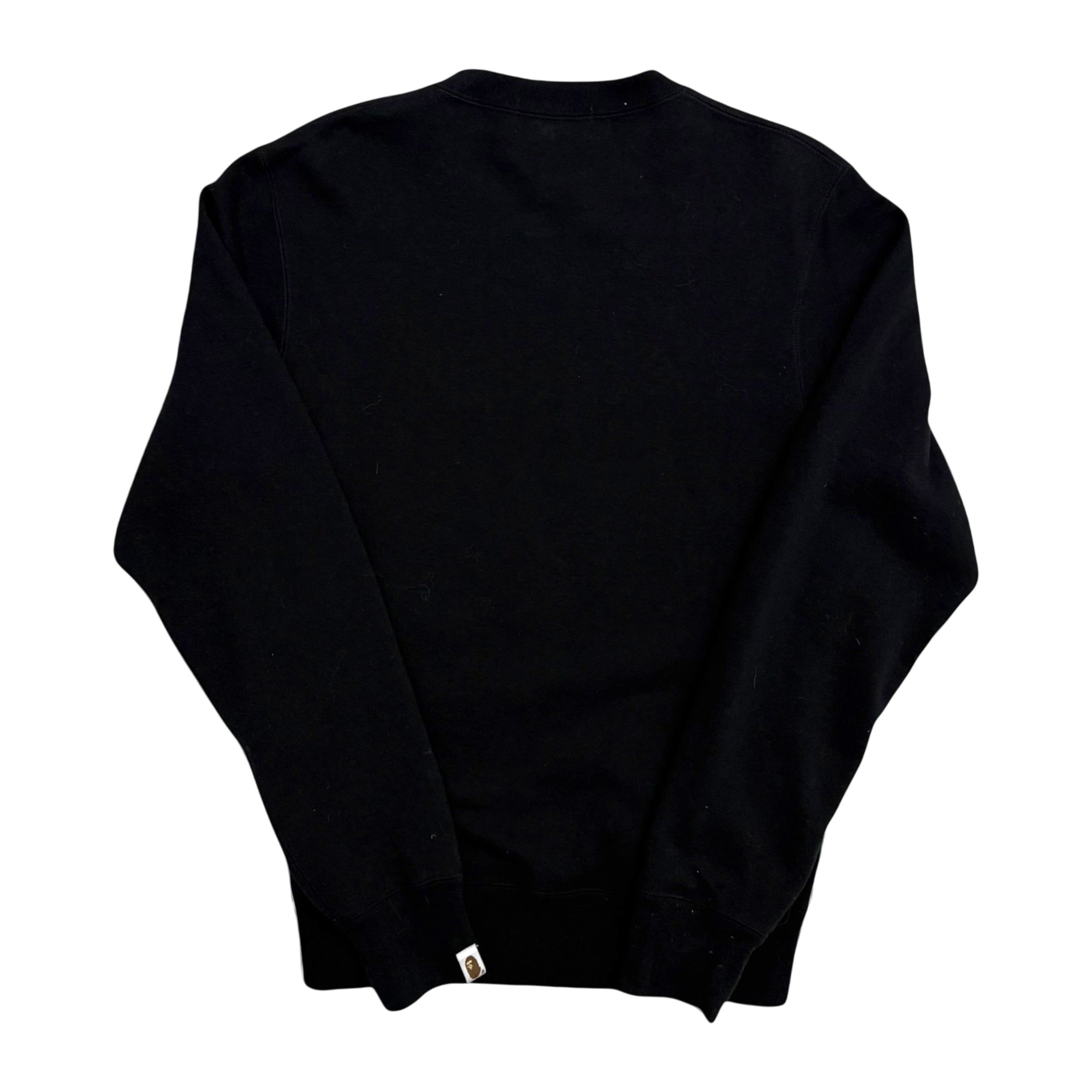 BAPE (A Bathing Ape) 2014 Union Jack Ape Sweatshirt Black (Fits S-M)