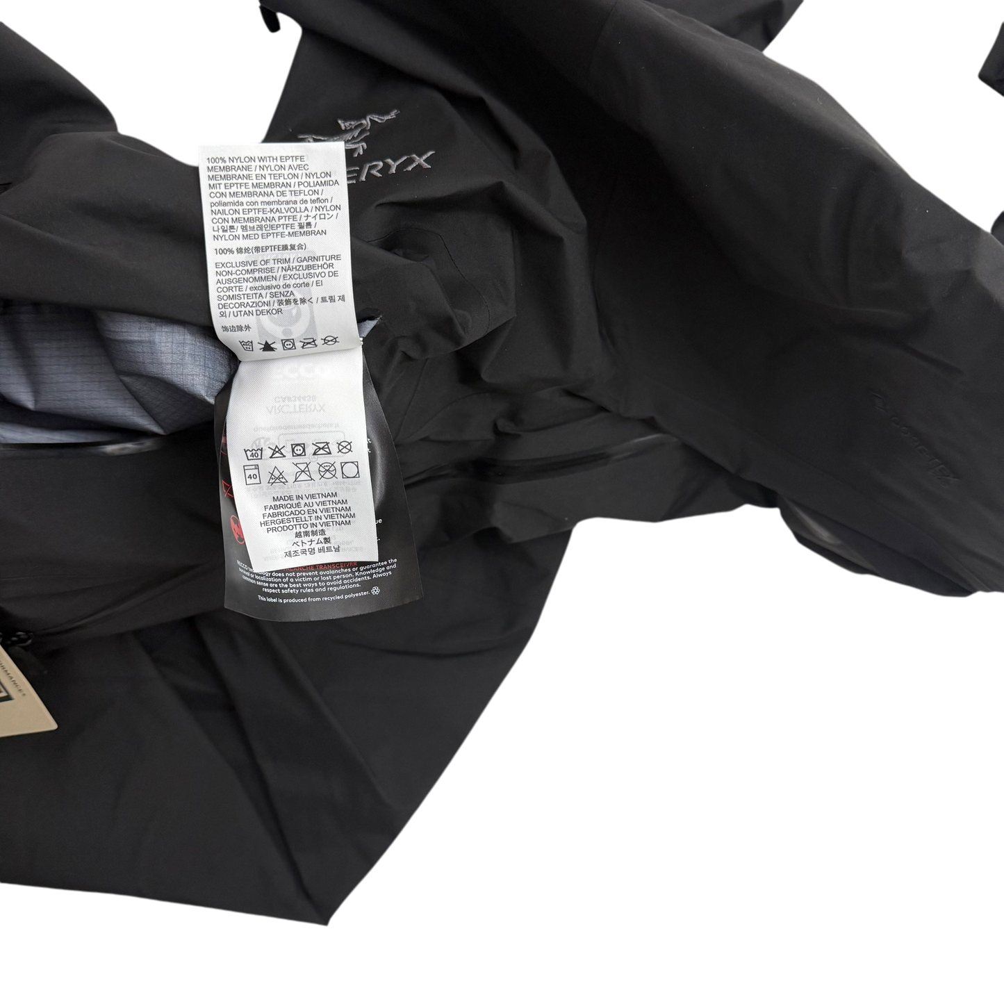 Arc'teryx Beta AR Gore-Tex Pro Jacket Black (Size L)