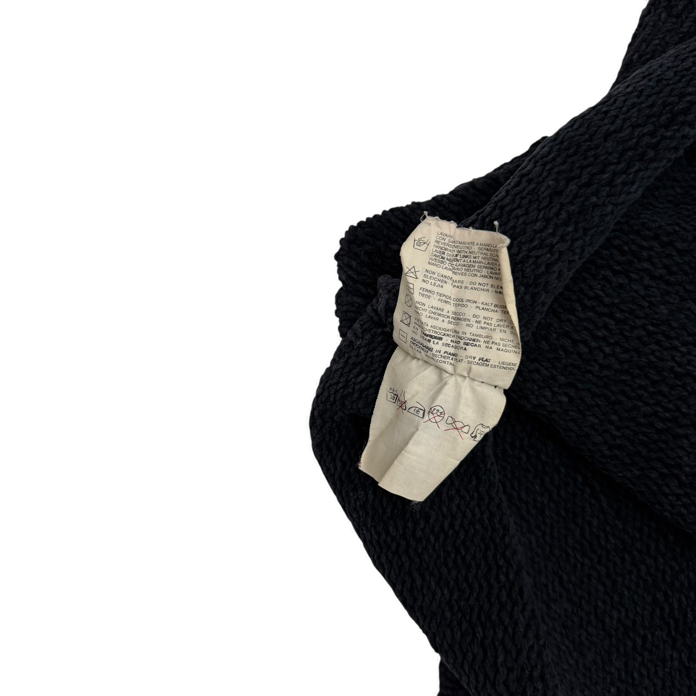 Stone Island AW00 Faded Heavy Ribbed Knit Sweatshirt (Size XL)