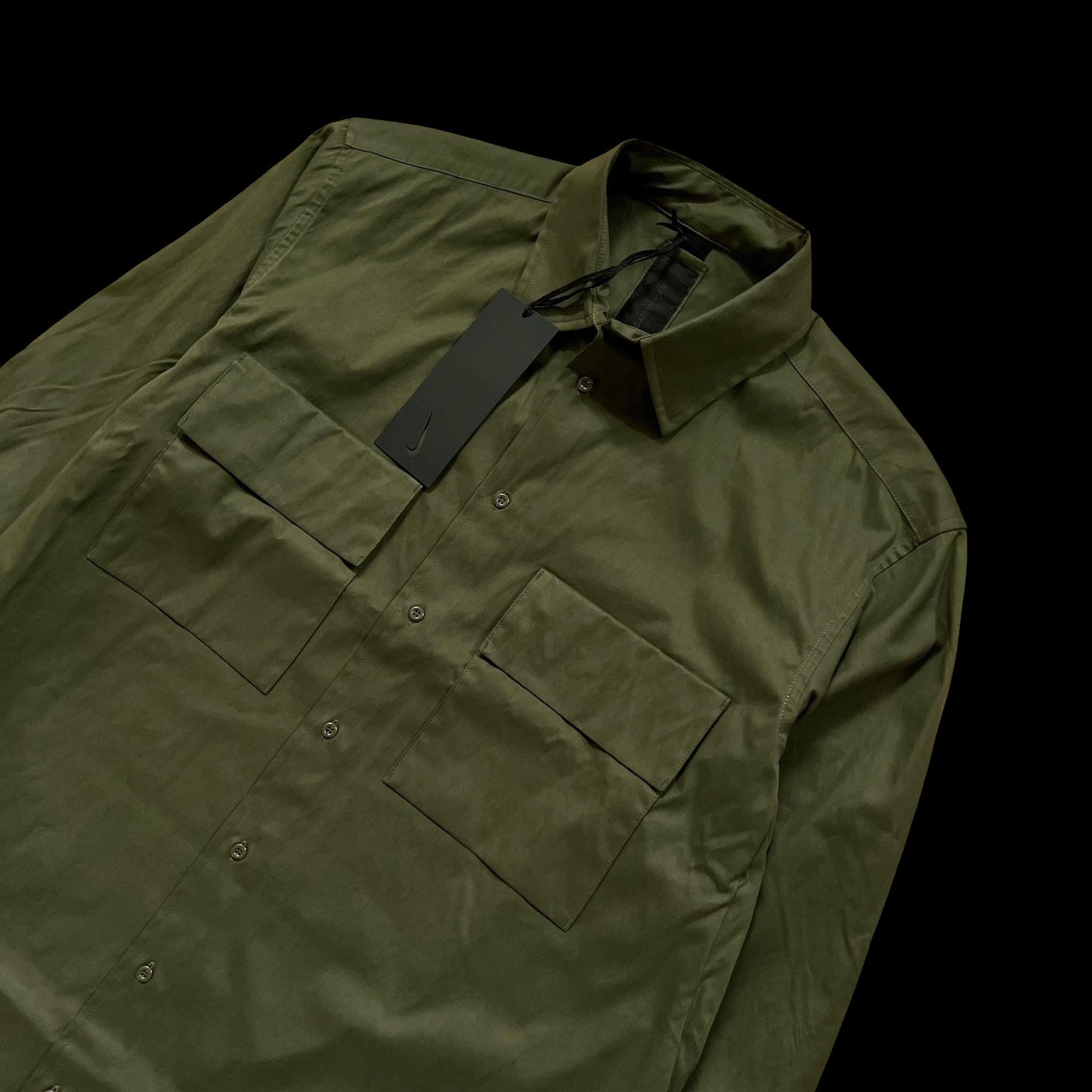 Nike ESC Khaki Green Woven Shirt