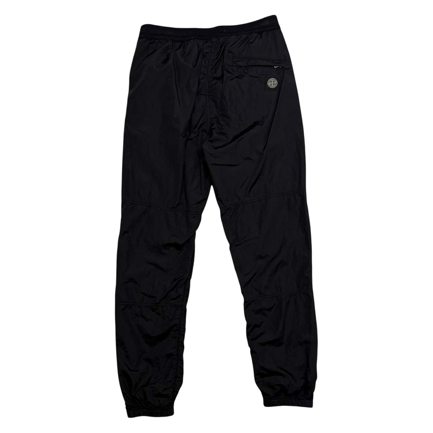 Stone Island Logo Patch Nylon Metal Pants Dark Navy (Size S)