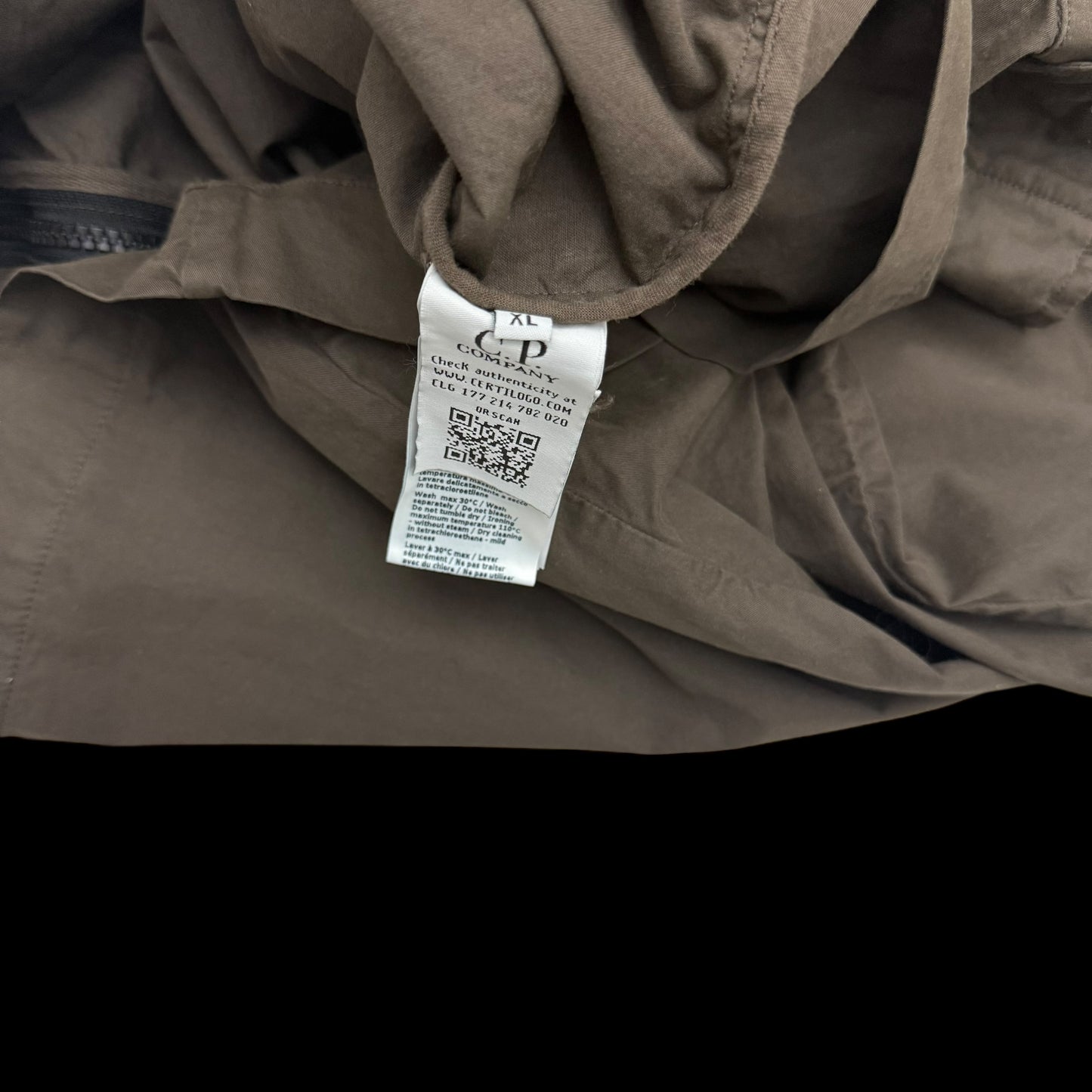 C.P. Company Gabardine Pocket Lens Overshirt Brown (Fits L-XL)