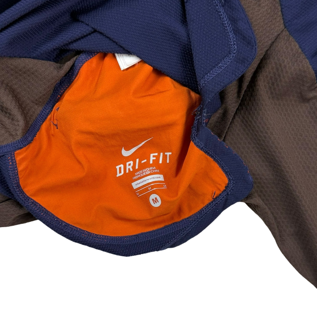 Nike x Undercover Gyakusou AW13 Dri-Fit T-Shirt Navy/Brown (Fits S-M)