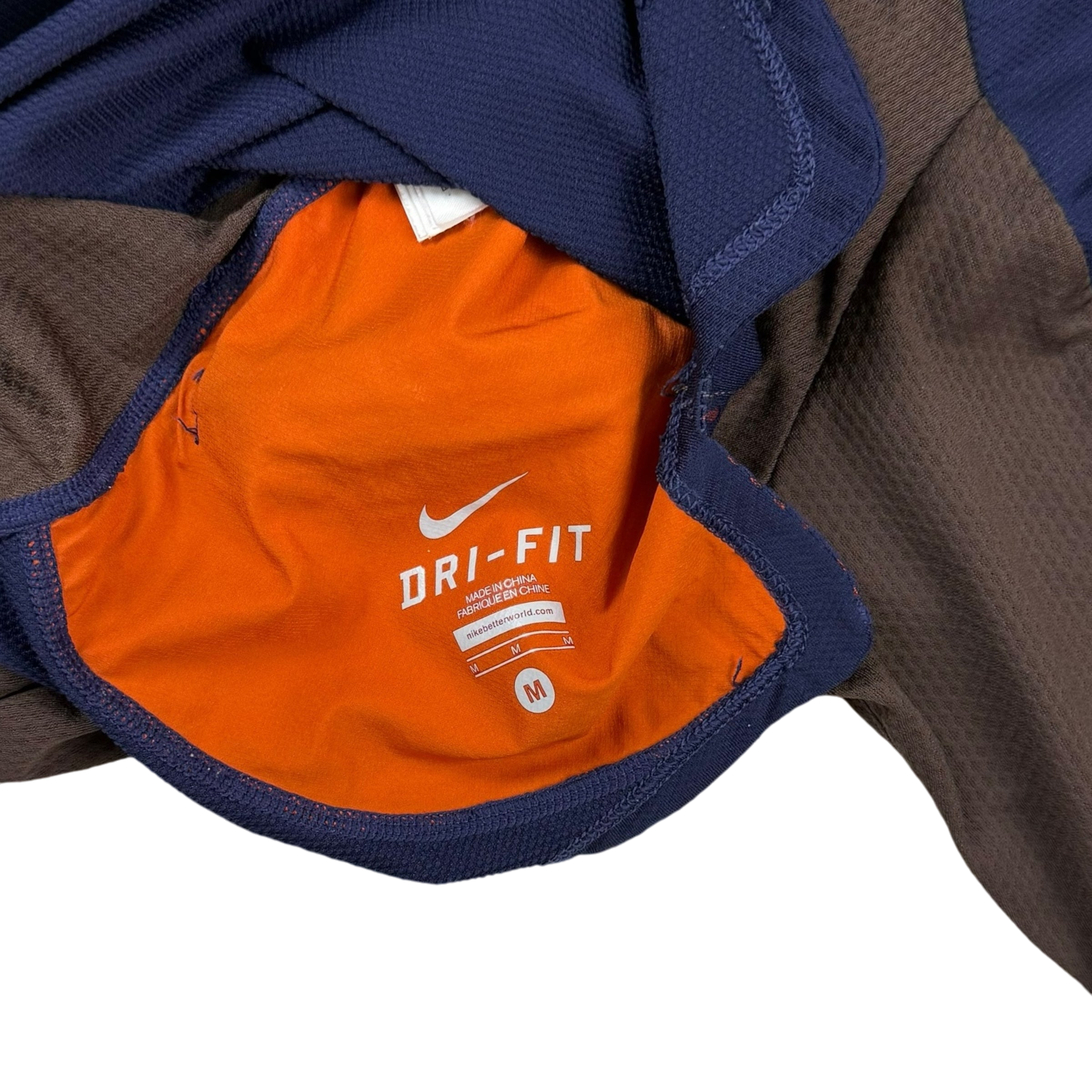 Nike x Undercover Gyakusou AW13 Dri-Fit T-Shirt Navy/Brown (Fits S-M)