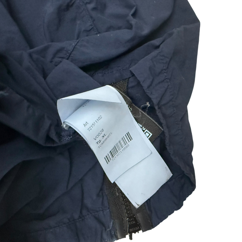 Stone Island Garment-Dyed Crinkle Reps Nylon Overshirt Navy (Fits L-XL)