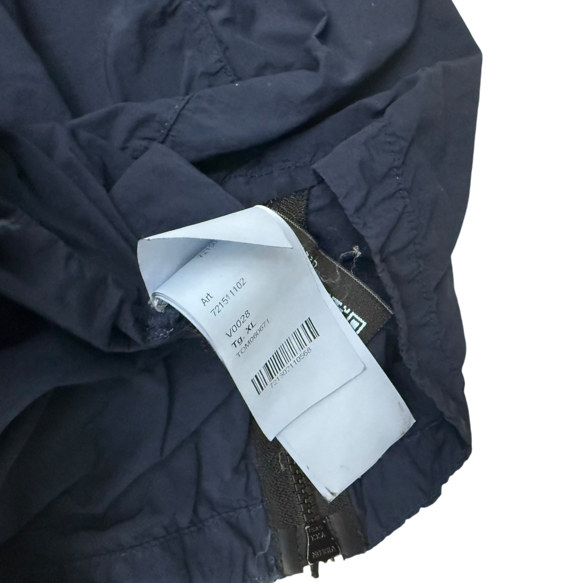 Stone Island Garment-Dyed Crinkle Reps Nylon Overshirt Navy (Fits L-XL)