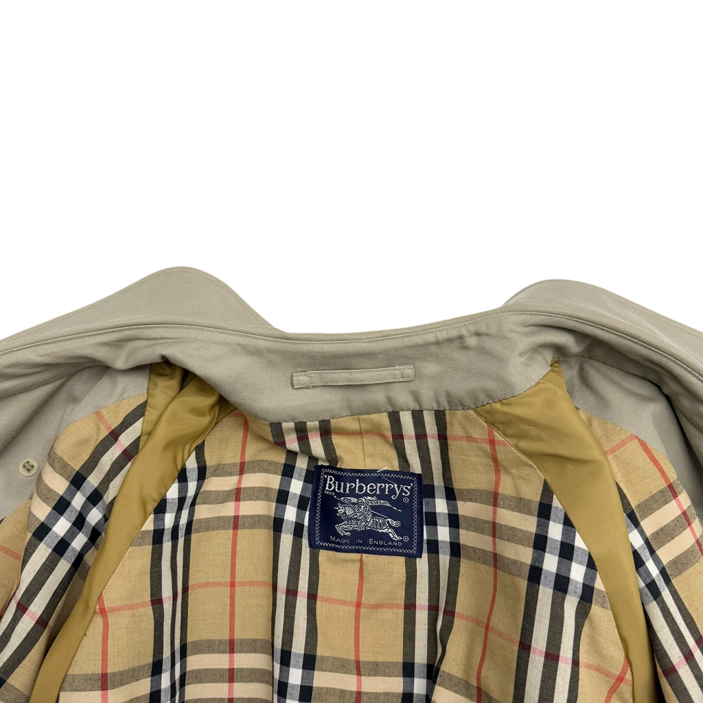 Burberry Vintage Trench Coat Beige ( Fits L-XL)